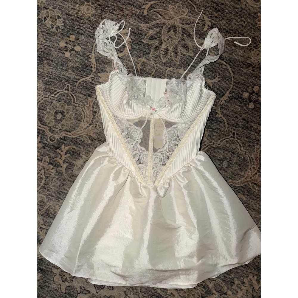 For Love & Lemons Isabella Slip Dress NWT